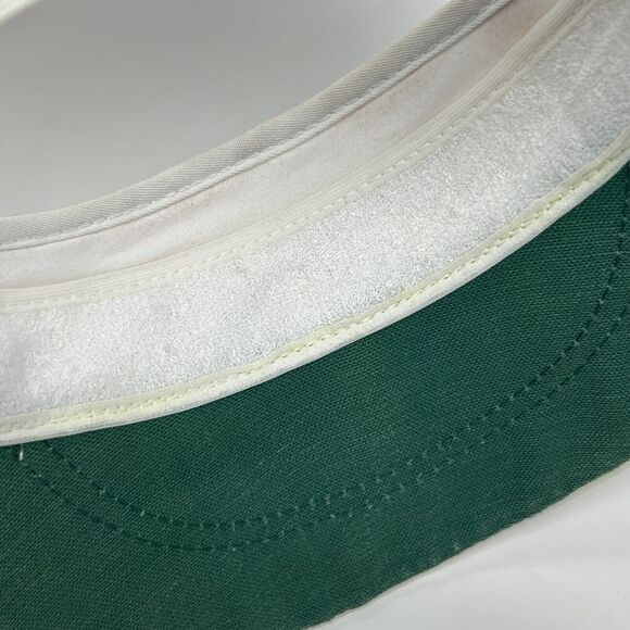 Vintage Ping Karsten Golf Visor Hat Cap Golfing Golfer USA Made Strapback White - Picture 5 of 15